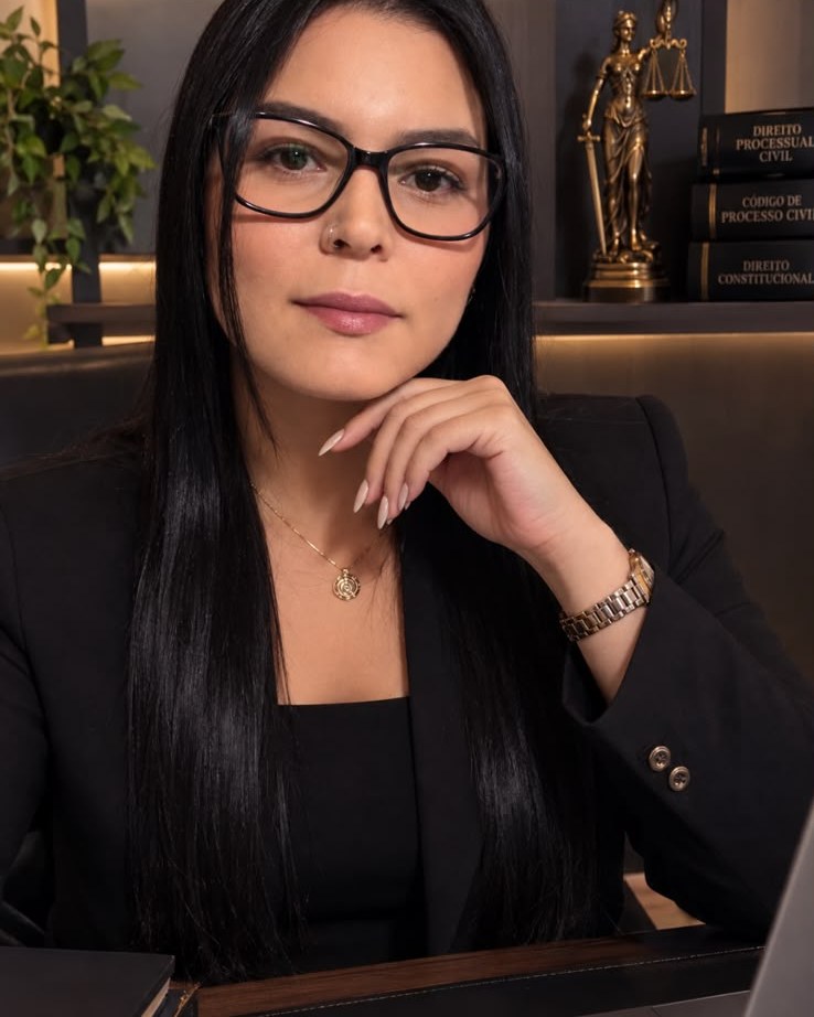 Dra. Nailrik Thamyres Gama de Almeida em seu escritório